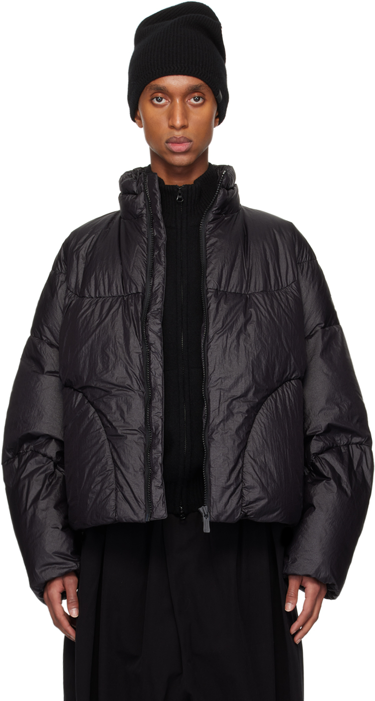 A. A. Spectrum Black Boules Down Jacket In Black Cloud