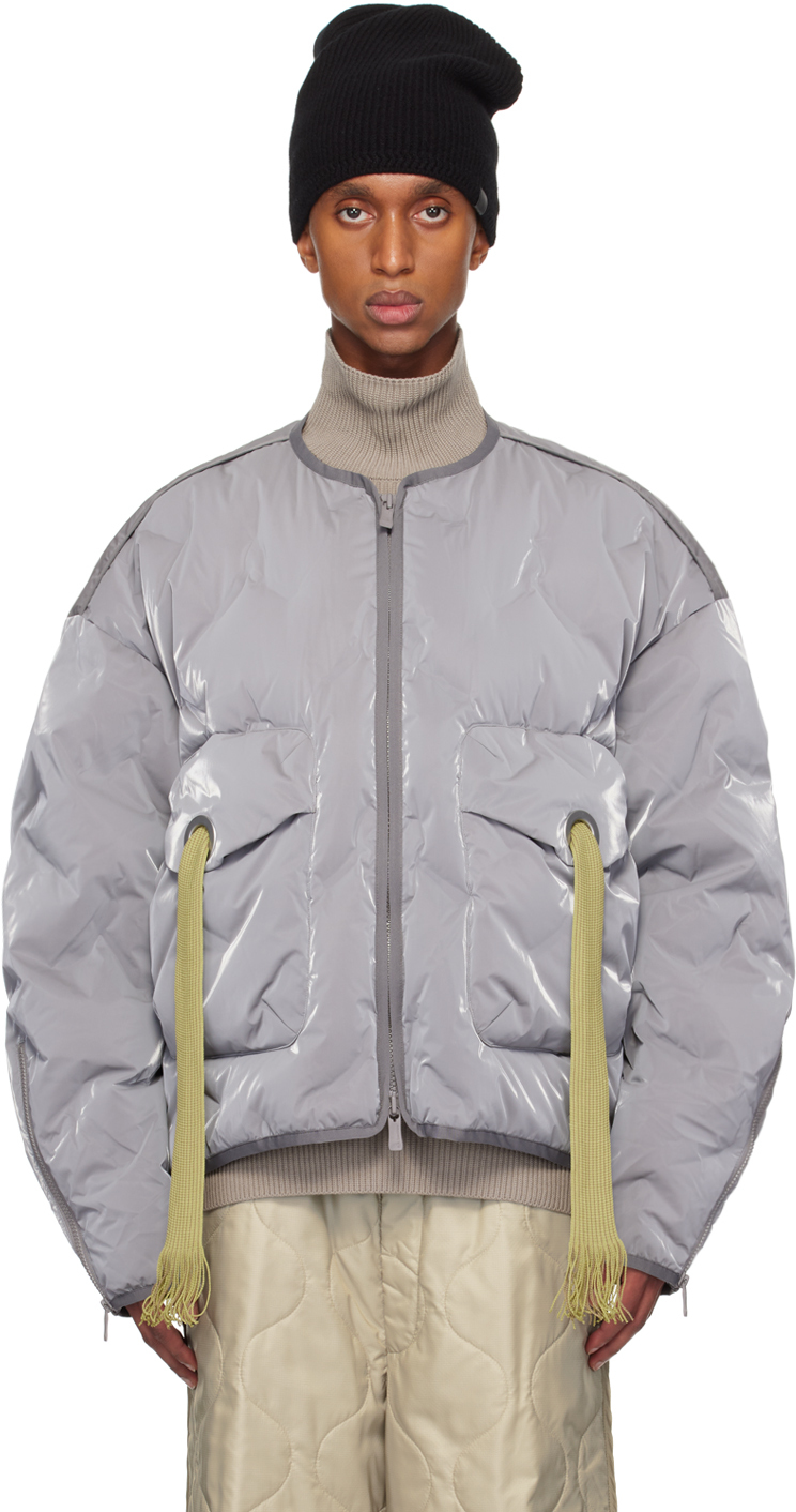 A. A. Spectrum Gray Cyberen II Down Jacket