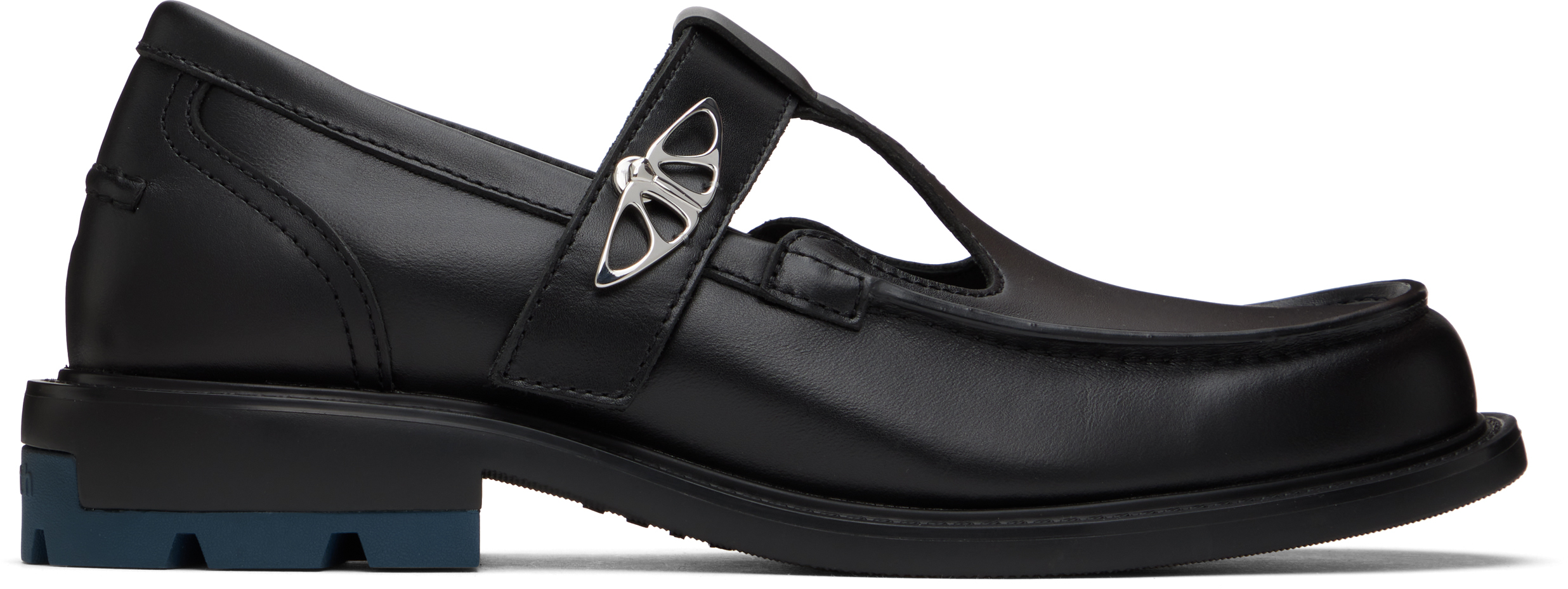 Shop Both Black Re:re T-bar Mary Jane Loafers