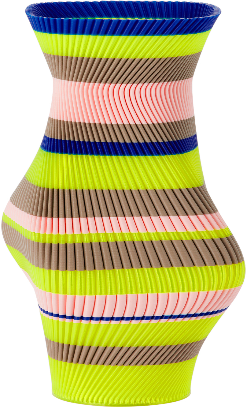 Sheyn Blue & Pink 2lg Studio Edition Flare Vase In Random