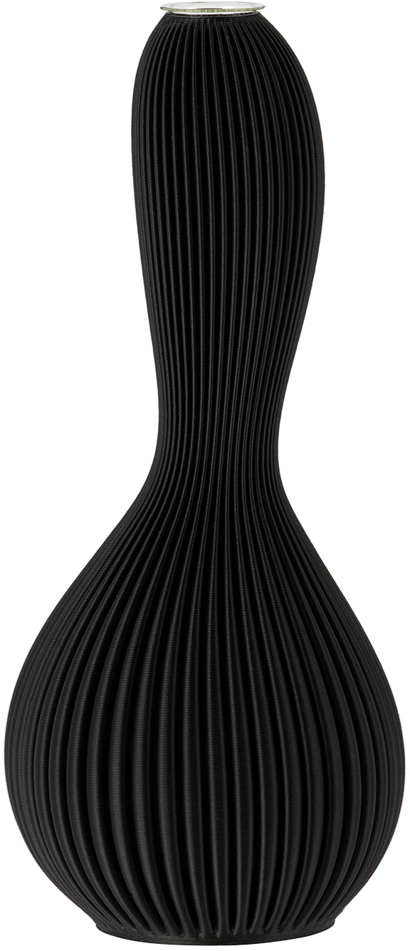 Sheyn Black 2lg Studio Edition Touch Vase In Black