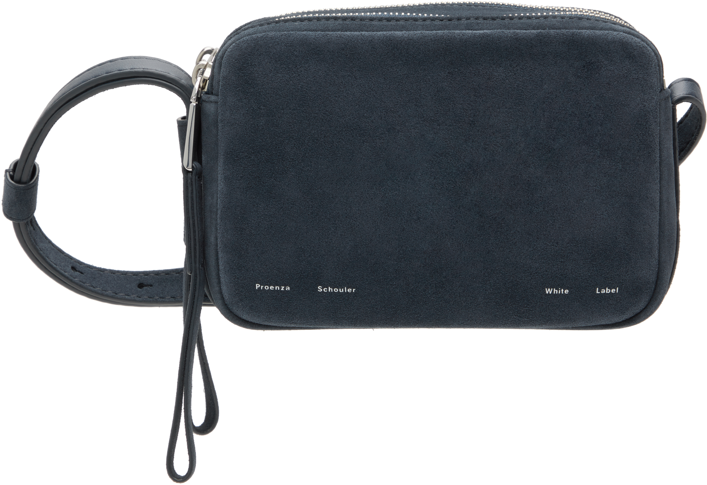 Proenza Schouler Navy  White Label Suede Watts Camera Bag In 410 Navy