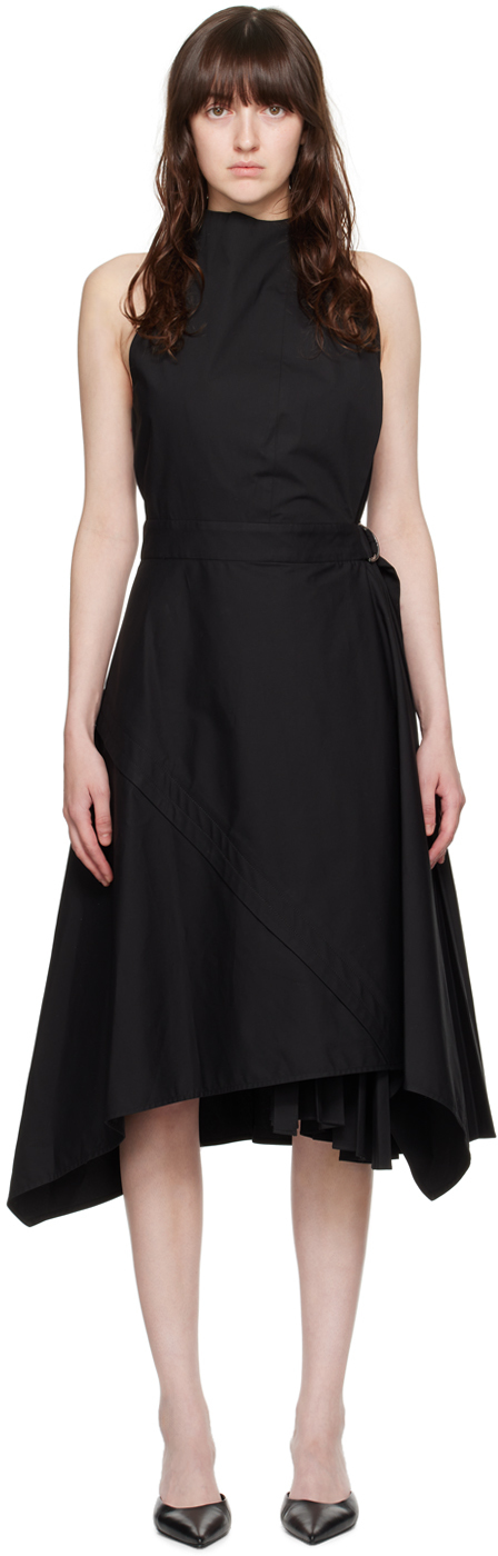 Black Yoko Midi Dress