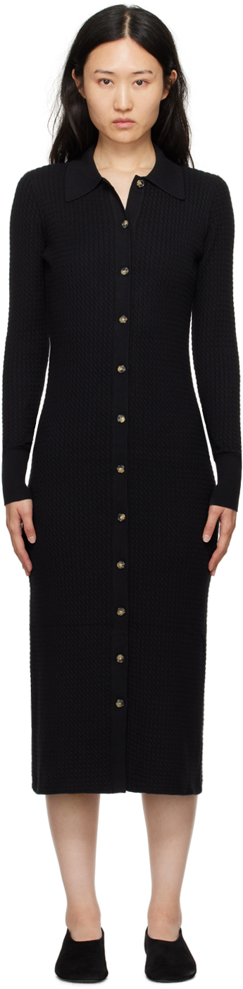 Black Proenza Schouler White Label Phillips Midi Dress