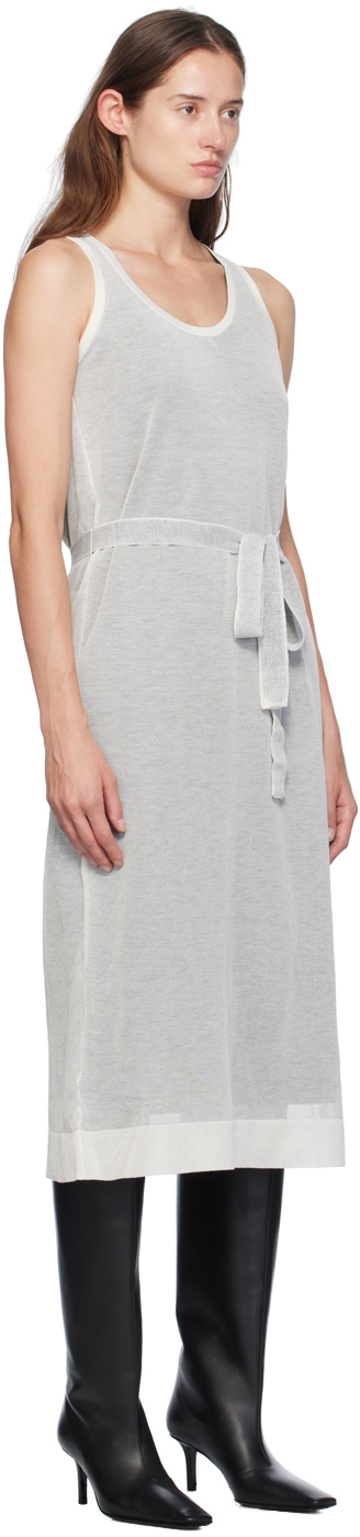 PROENZA SCHOULER OFF-WHITE SIMMONS MIDI DRESS