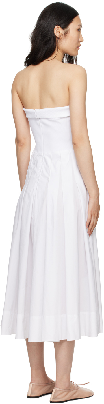 PROENZA SCHOULER WHITE PROENZA SCHOULER WHITE LABEL WARREN MIDI DRESS 