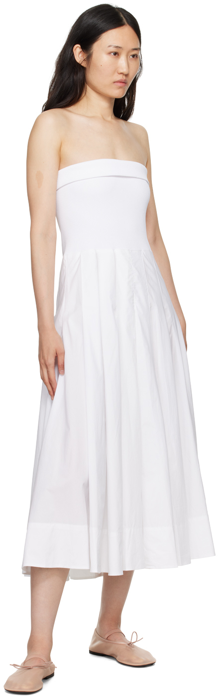 PROENZA SCHOULER WHITE PROENZA SCHOULER WHITE LABEL WARREN MIDI DRESS 