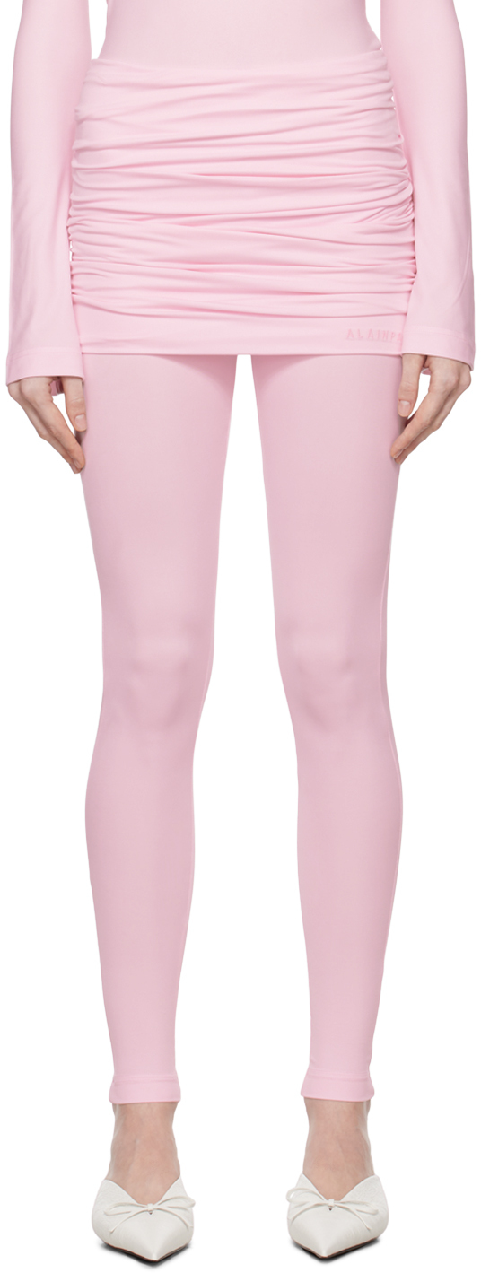 Shop Alainpaul Pink Warm-up Leggings