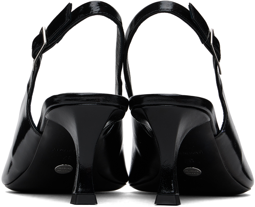 Proenza Schouler Slingback Leather Pumps In 20010 Black