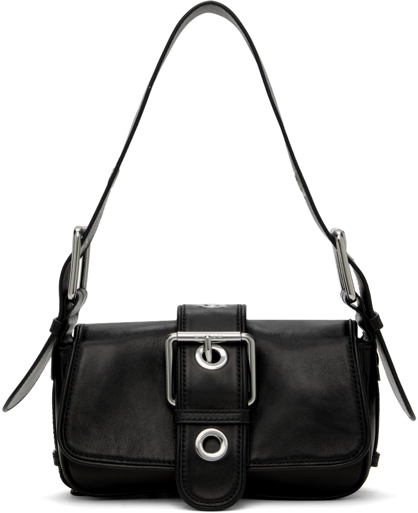 Shop By Far Black Eloise Bag In Bk001 Black