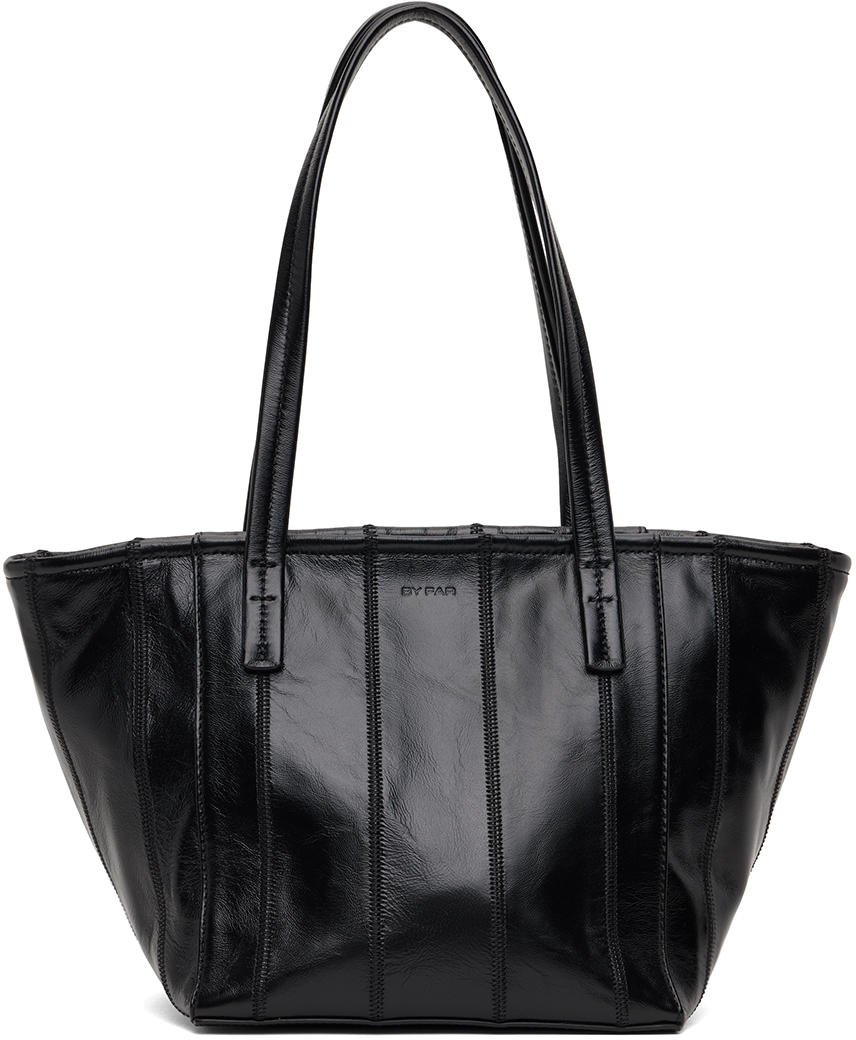 Black Patchwork Bar Tote