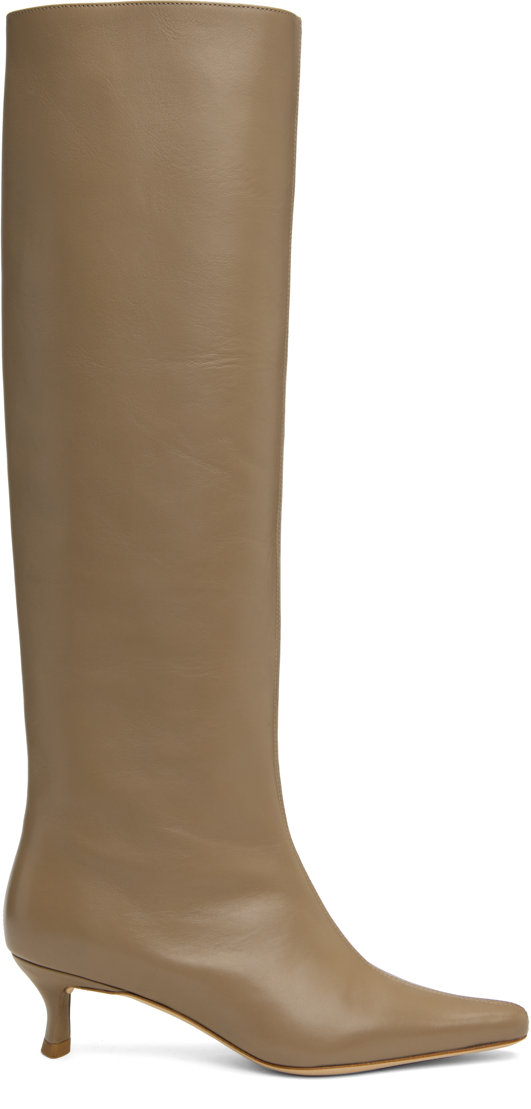 【関税込み】BY FAR ブラウン Kitten Stevie 42 ロングブーツ By Far Brown Kitten Stevie 42 Tall Boots In Br023 Tabac