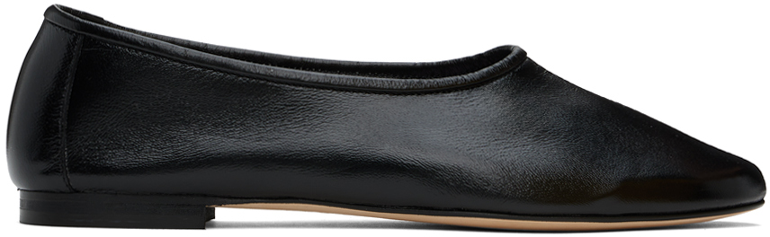 Black Prudence Ballerina Flats