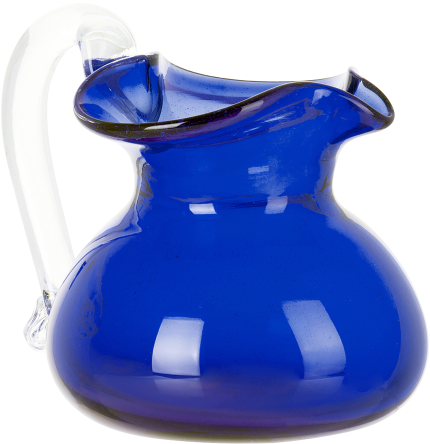 Akua Objects Blue Michele Jug In Sapphire