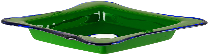 CORSI DESIGN GREEN & BLUE SMALL SQUARE TRY TRAY