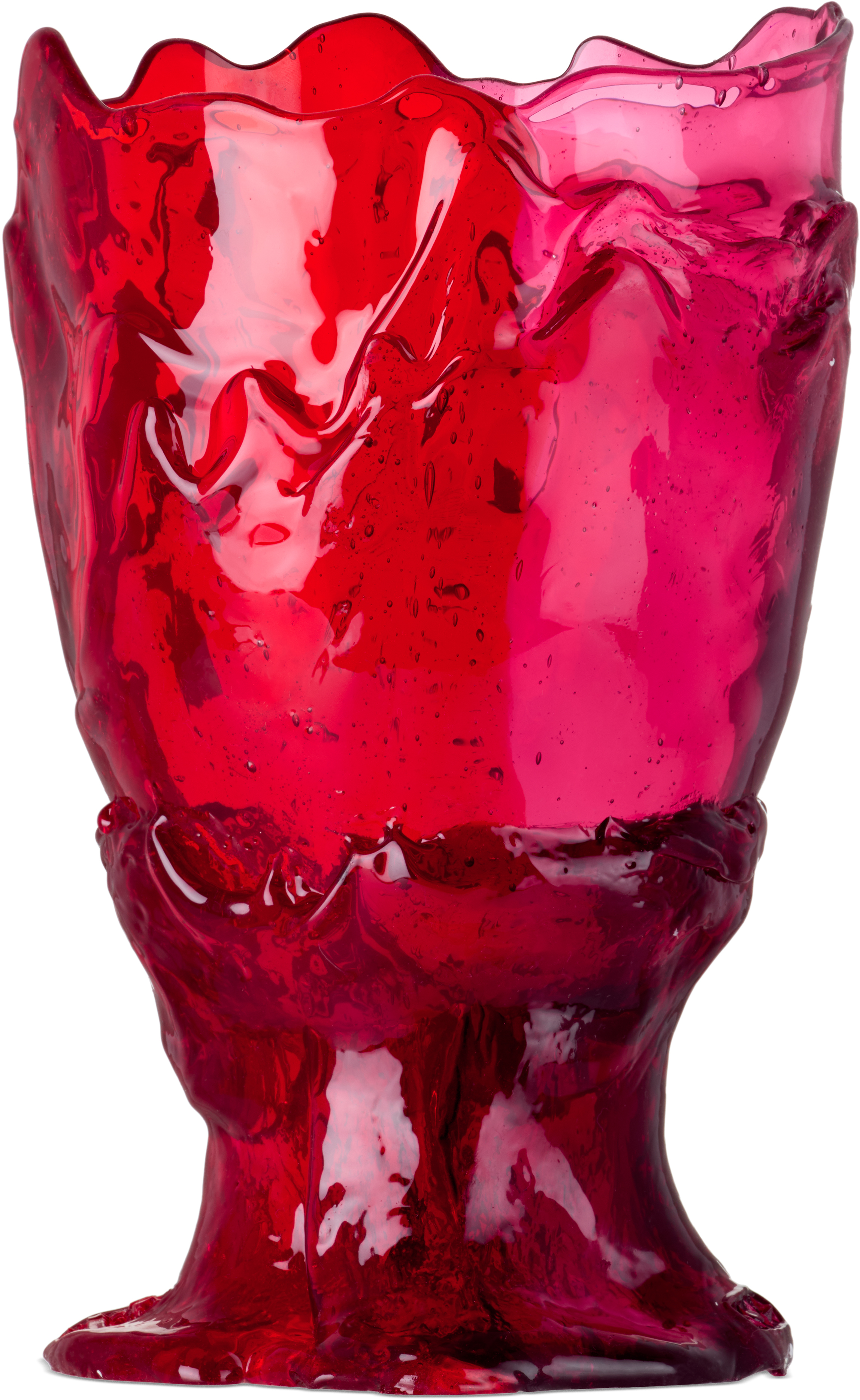 Corsi Design Red & Pink Twins C Vase In Clr Red Clr Fcshia