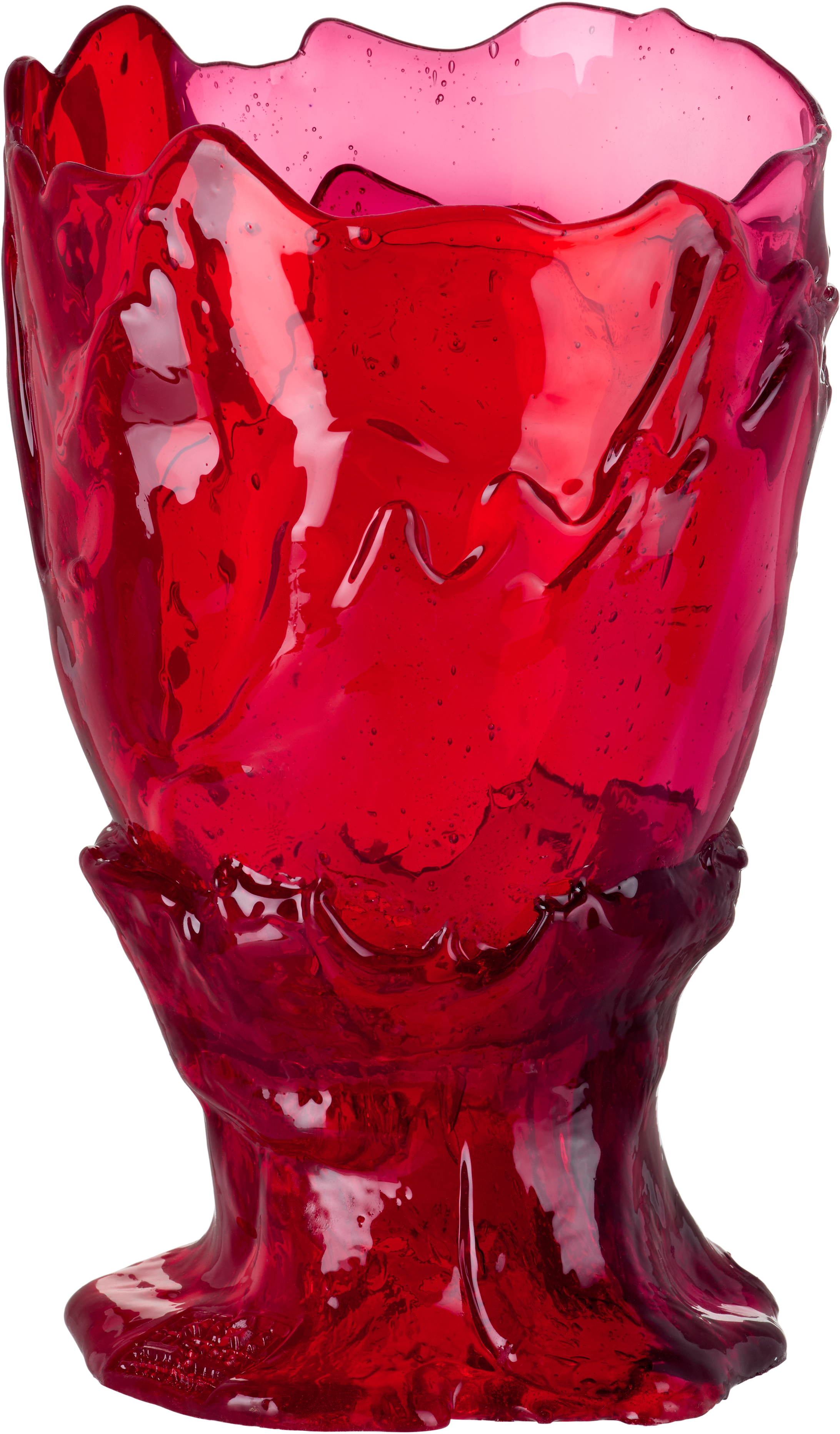Corsi Design Red & Pink Twins C Vase In Clr Red Clr Fcshia