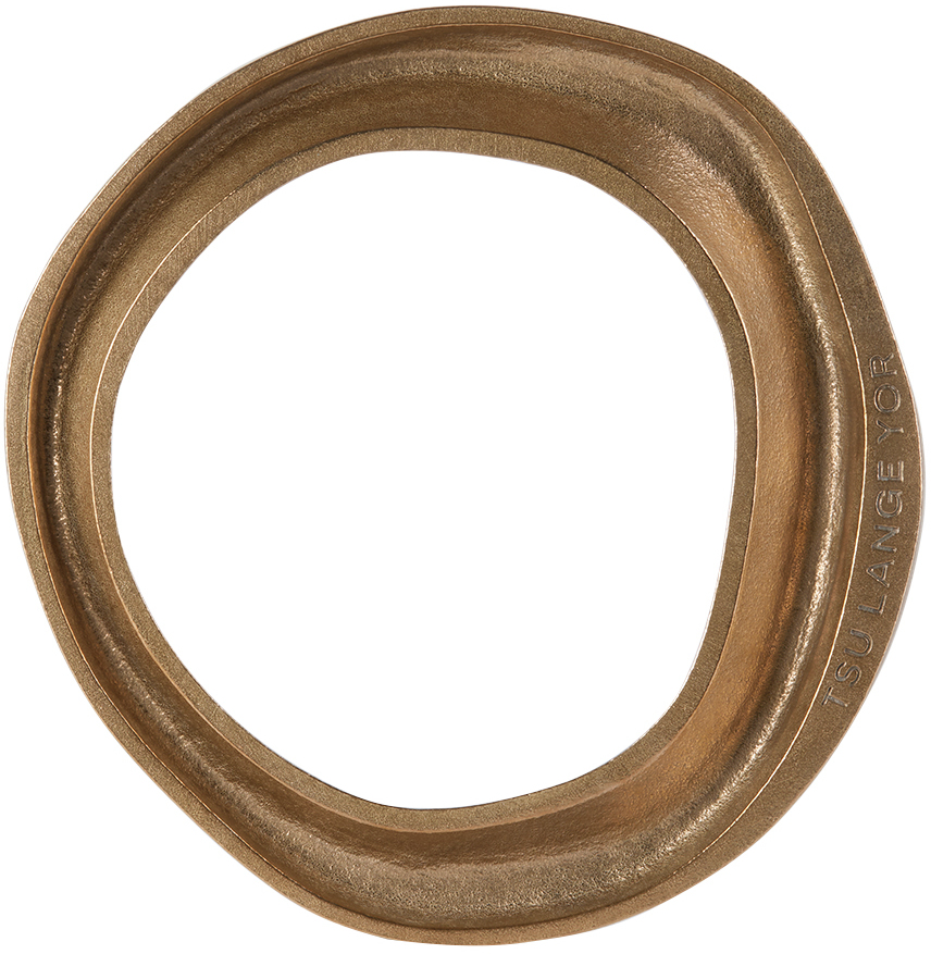 Tsu Lange Yor Hand Cast Bowl In Brass