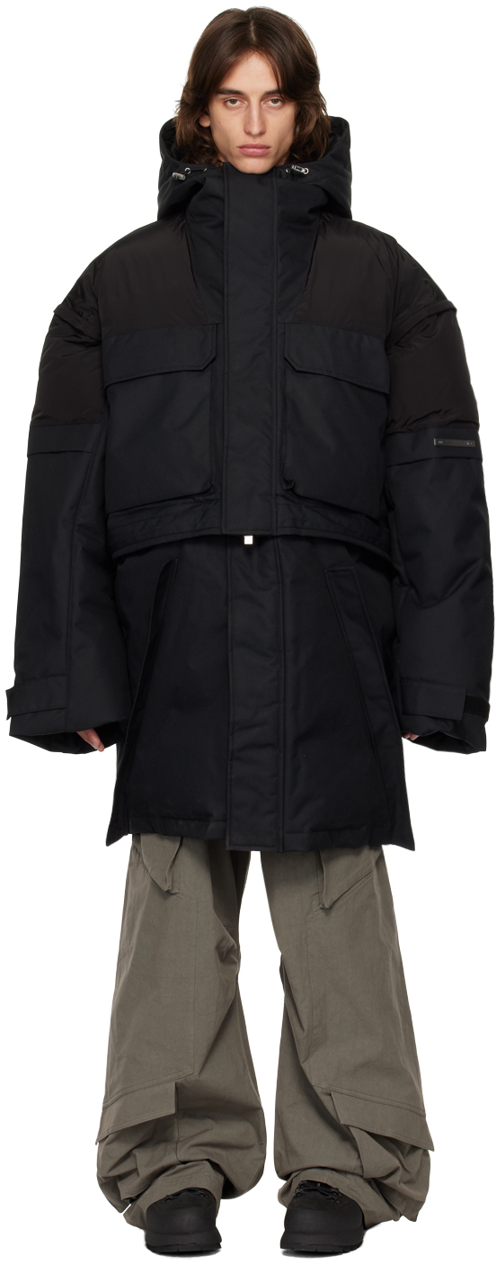 Shop Heliot Emil Black Elementary Coat