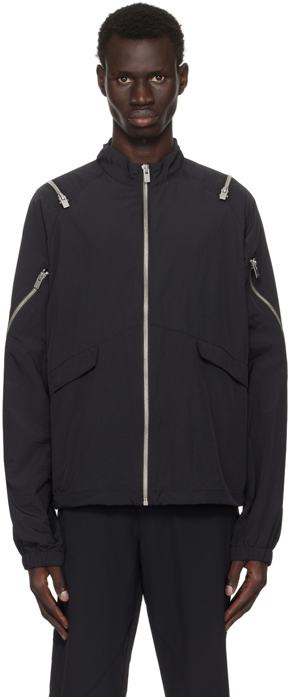 Black Haze Windbreaker Jacket