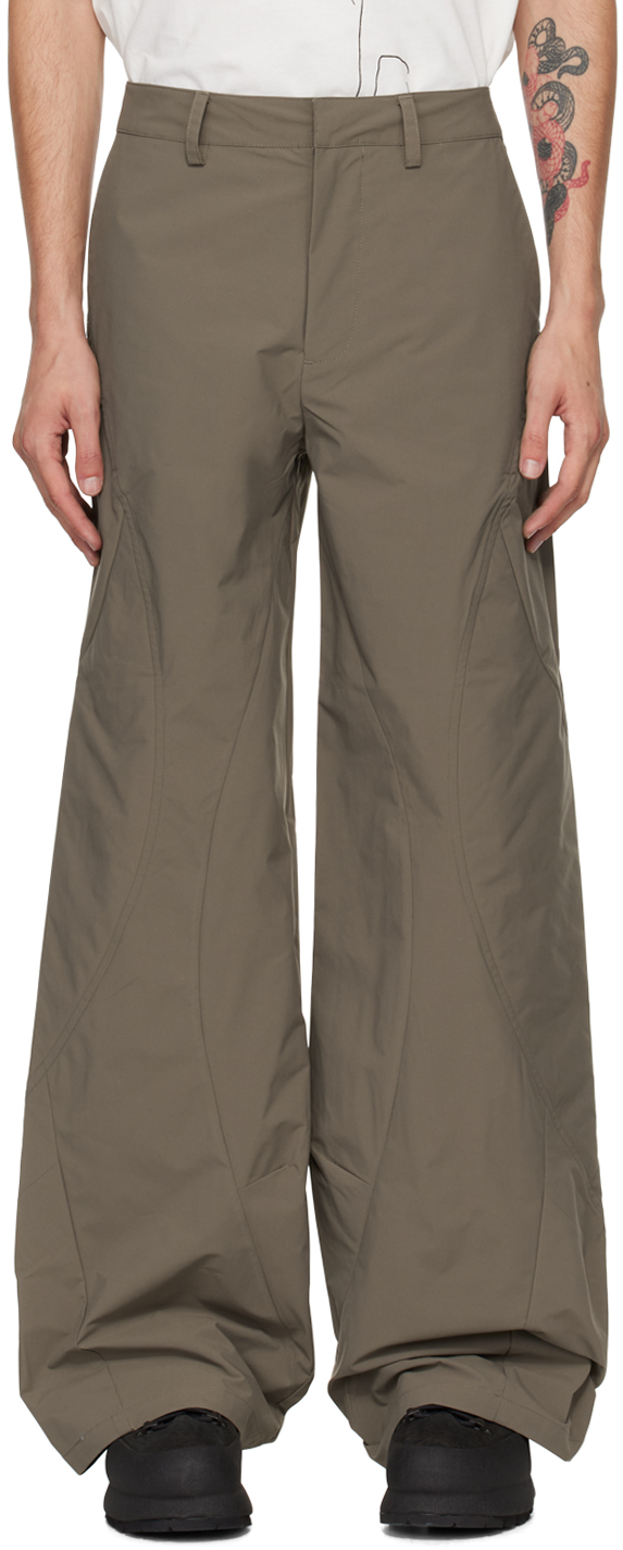 Khaki Padded Cargo Pants