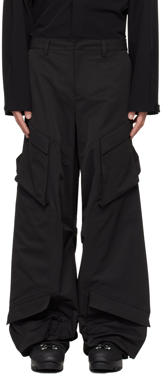 Black Cellulae Cargo Pants