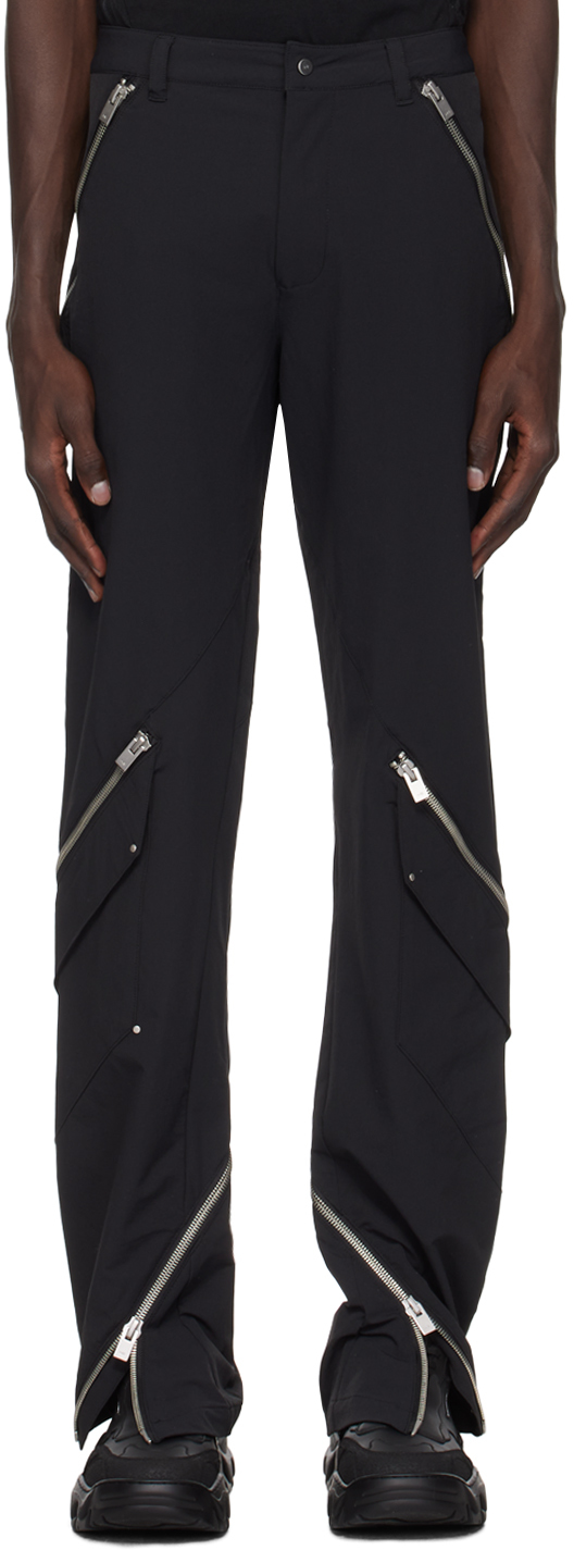 Shop Heliot Emil Black Frazil Cargo Pants