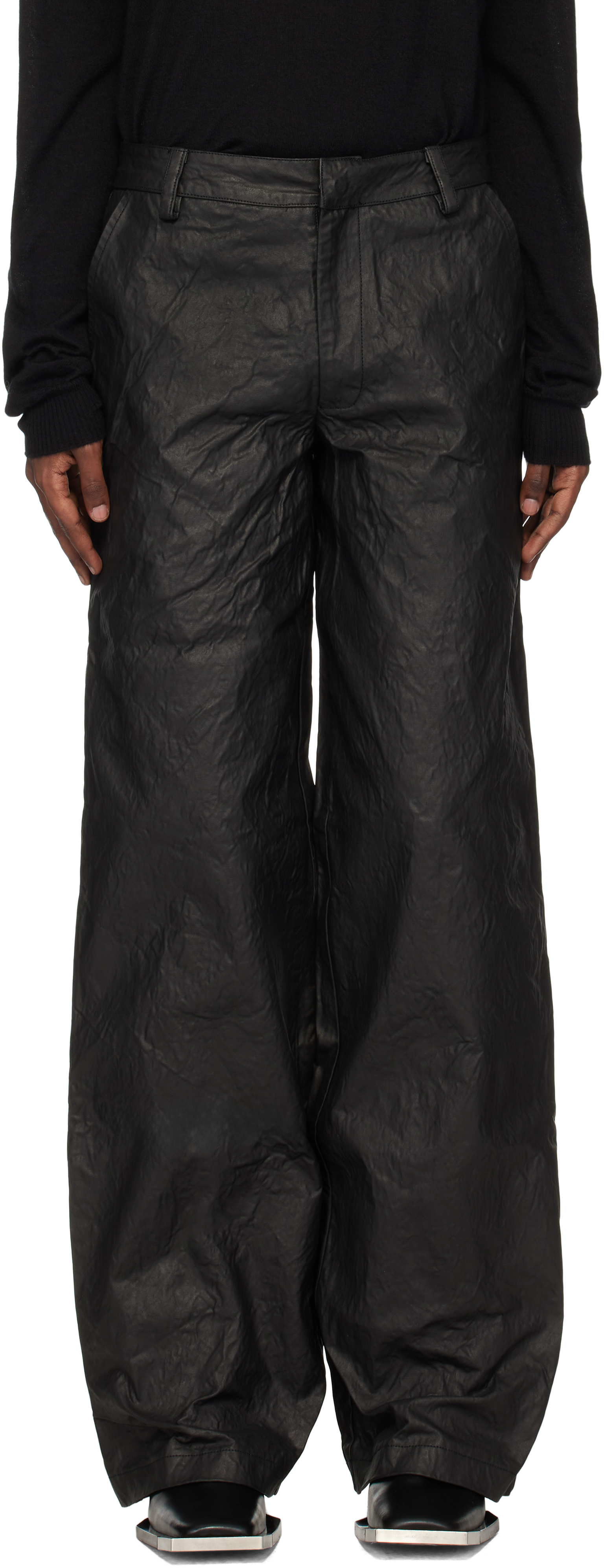 Heliot Emil Black Armada Trousers