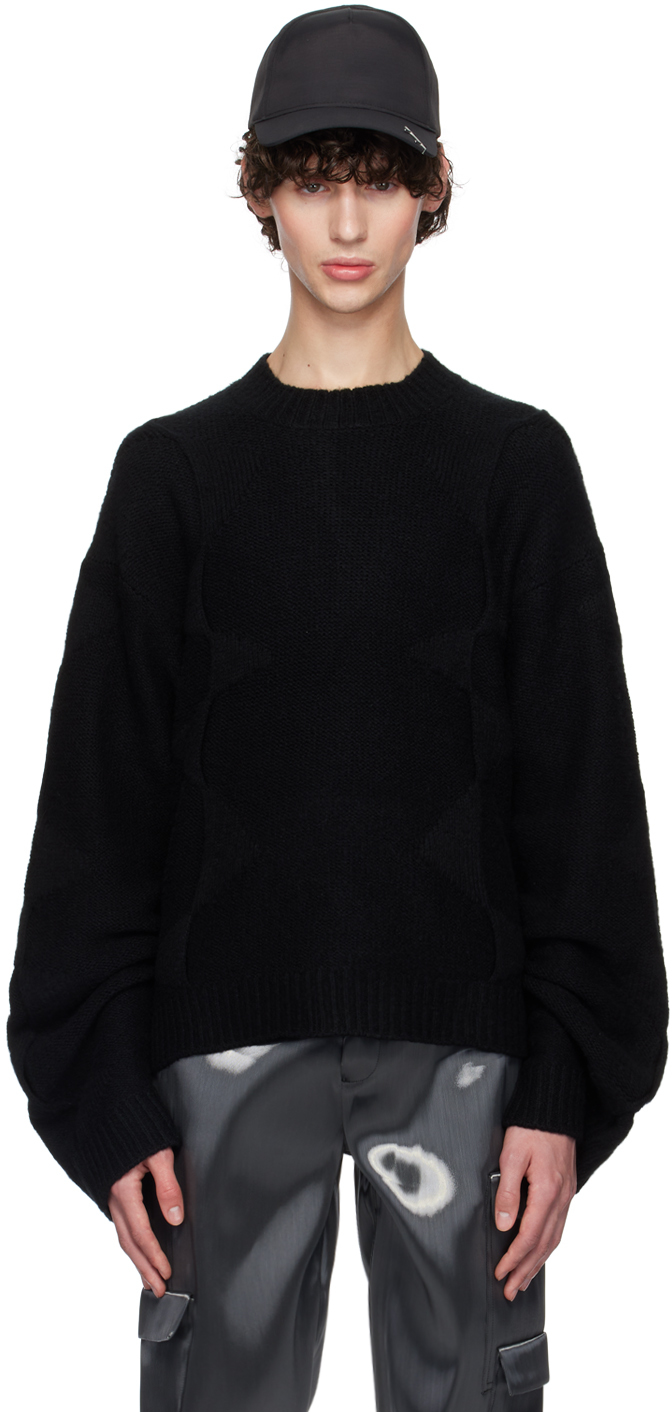 Black Spiral Sweater