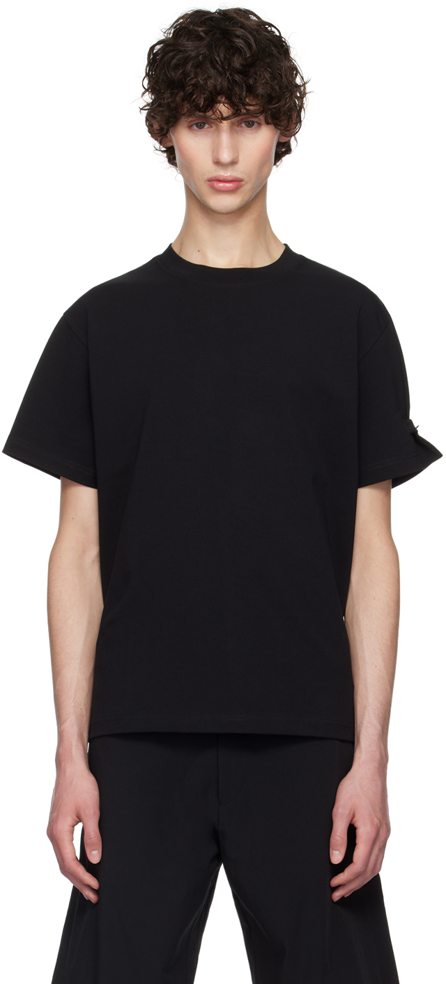 Shop Heliot Emil Black Armband T-shirt