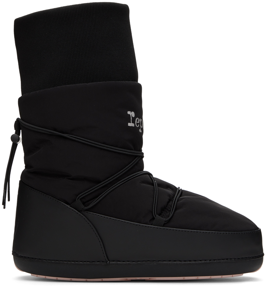 Shop Repetto Black Gentiane Boots In Noir