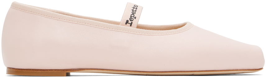 Shop Repetto Pink Lisbeth Ballerina Flats In Icone