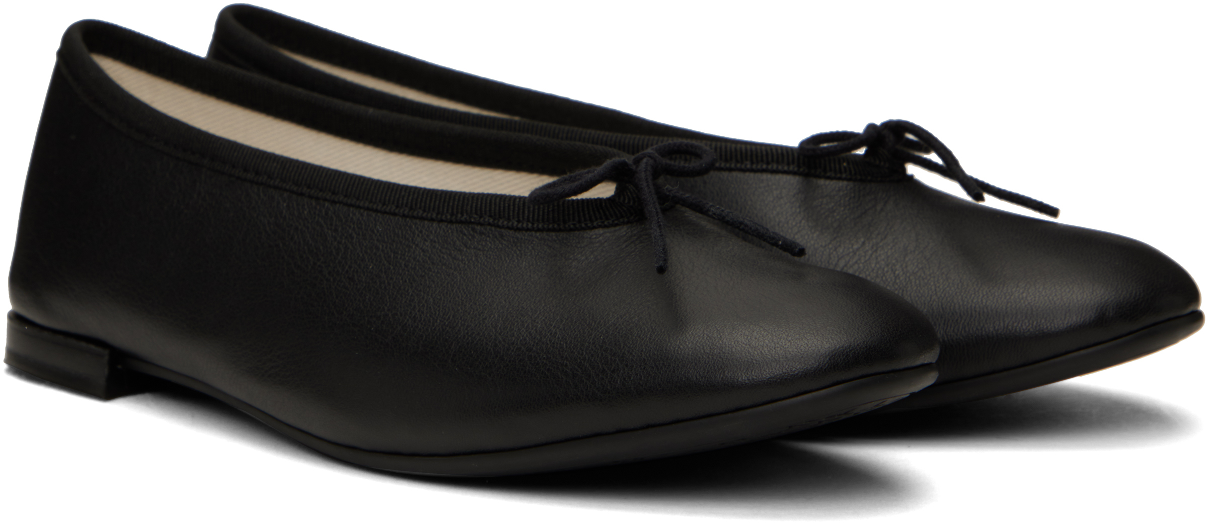 REPETTO BLACK LILOUH BALLERINA FLATS 