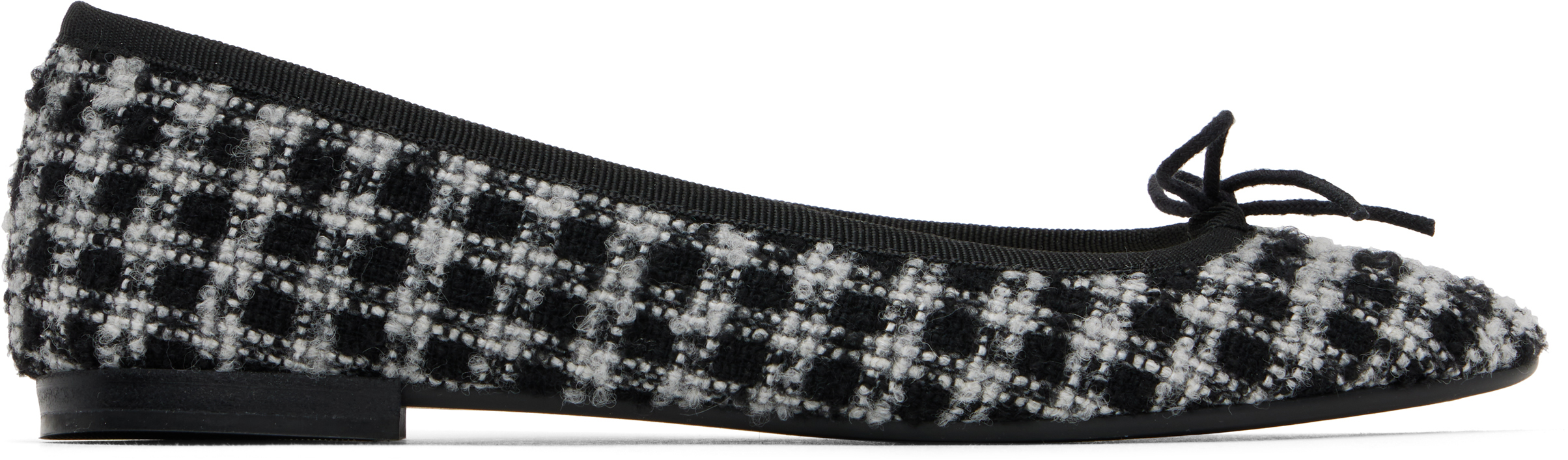 Black & White Cendrillon Ballerina Flats