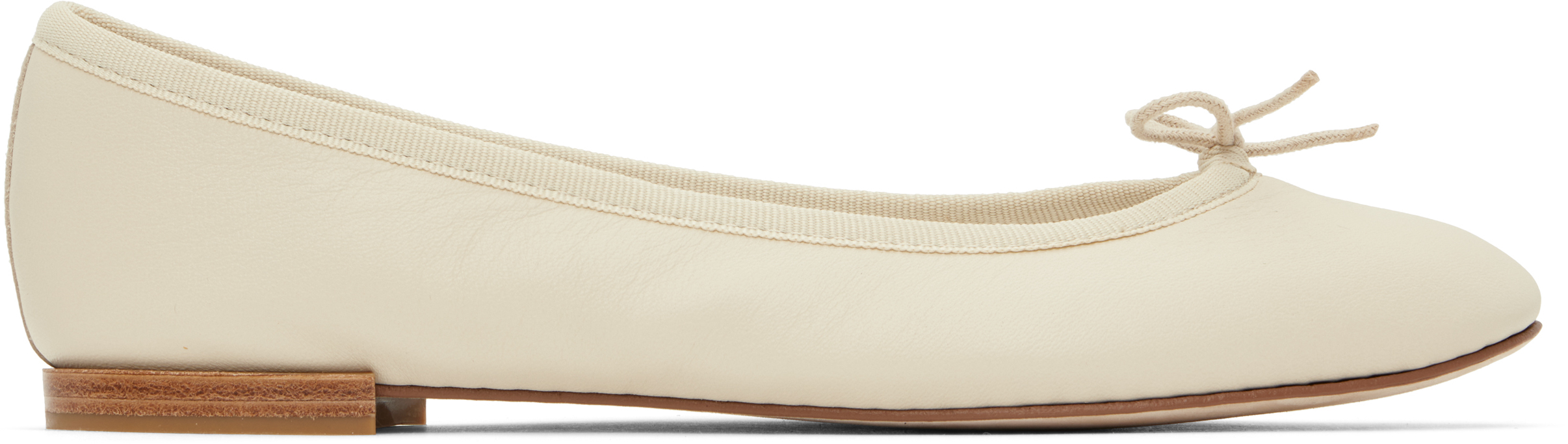 REPETTO OFF-WHITE CENDRILLON BALLERINA FLATS 