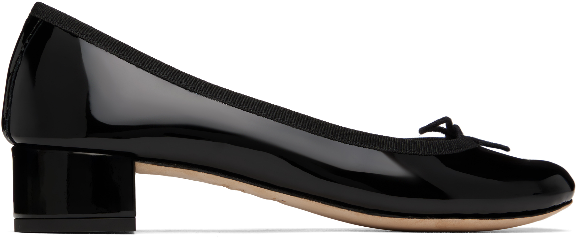 Shop Repetto Black Camille Heels In Noir