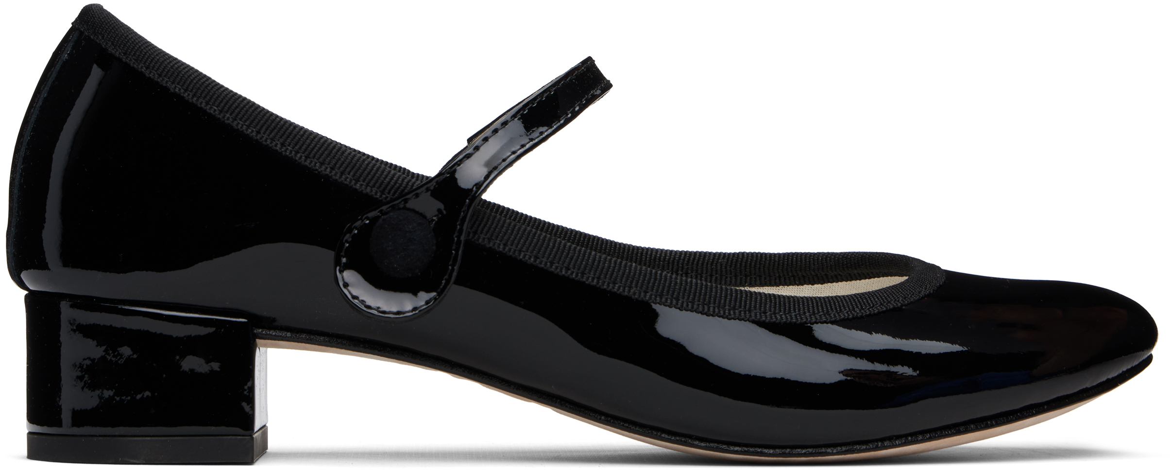 Black Rose Mary Jane Heels by Repetto on Sale