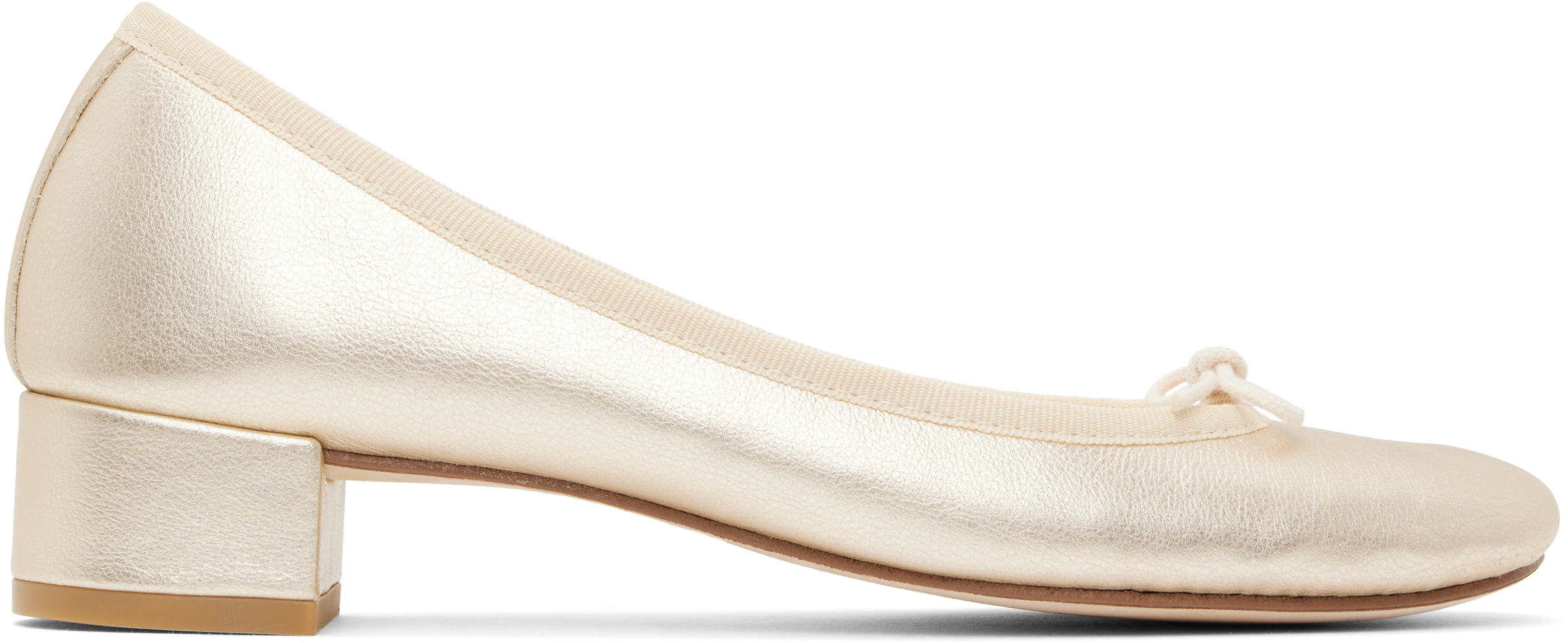 Repetto Gold Camille Heels