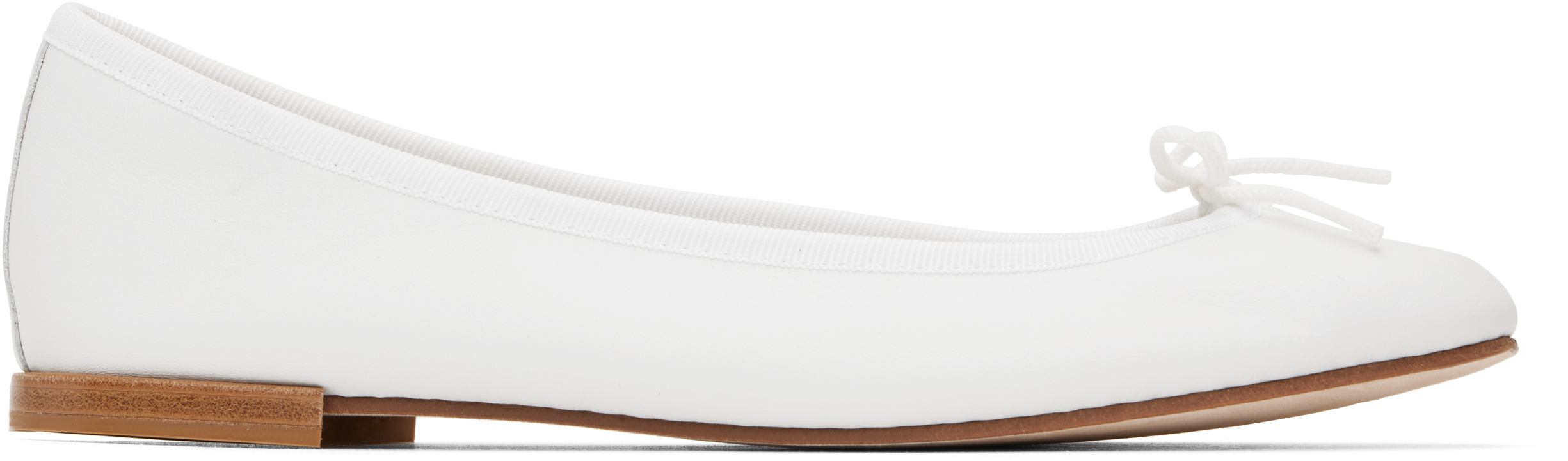 repetto white cendrillon ballerina flats