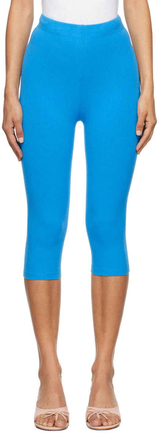 Gil Rodriguez Blue Capri Leggings In Tahiti