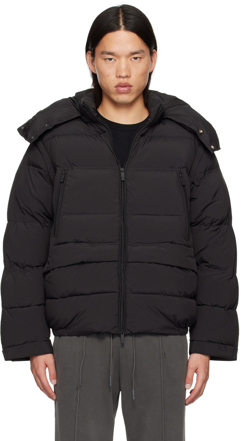 Black Manuals Puffer Jacket