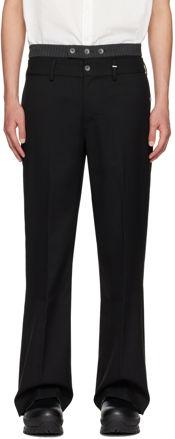 Black Corbusian Trousers