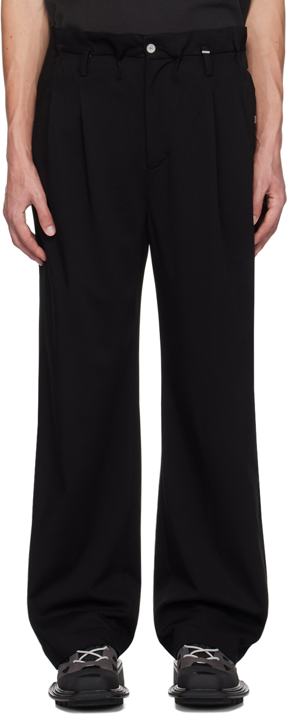 Black Vrille Trousers