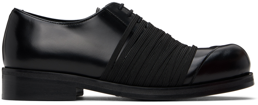 Black Elastic Biker Derbys