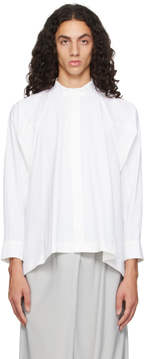 White Trapezoid Shirt