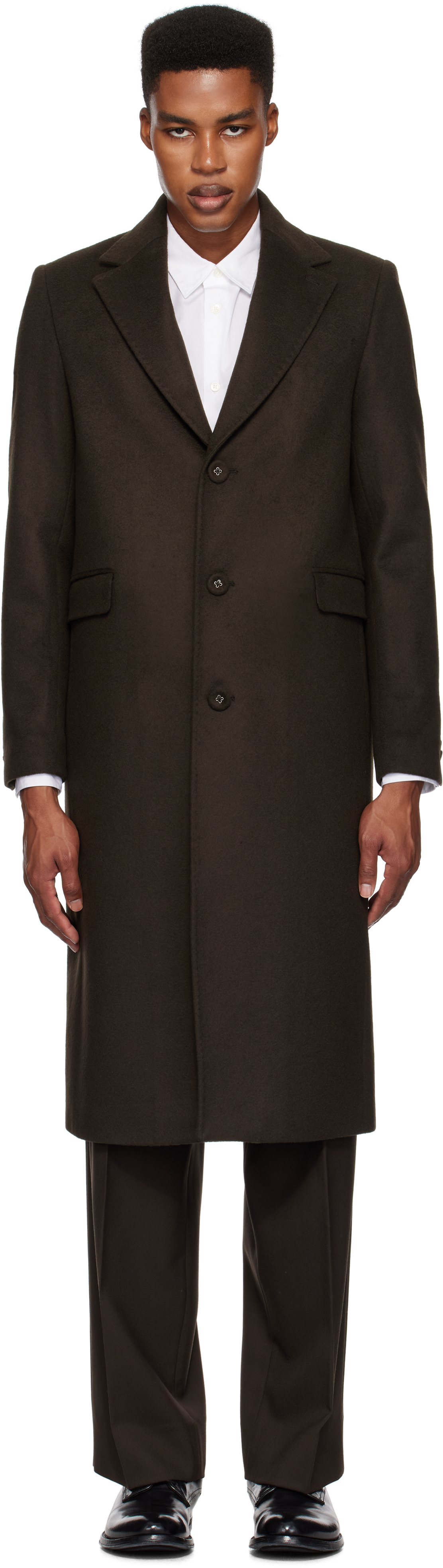 Officine Générale Brown Ionas Coat