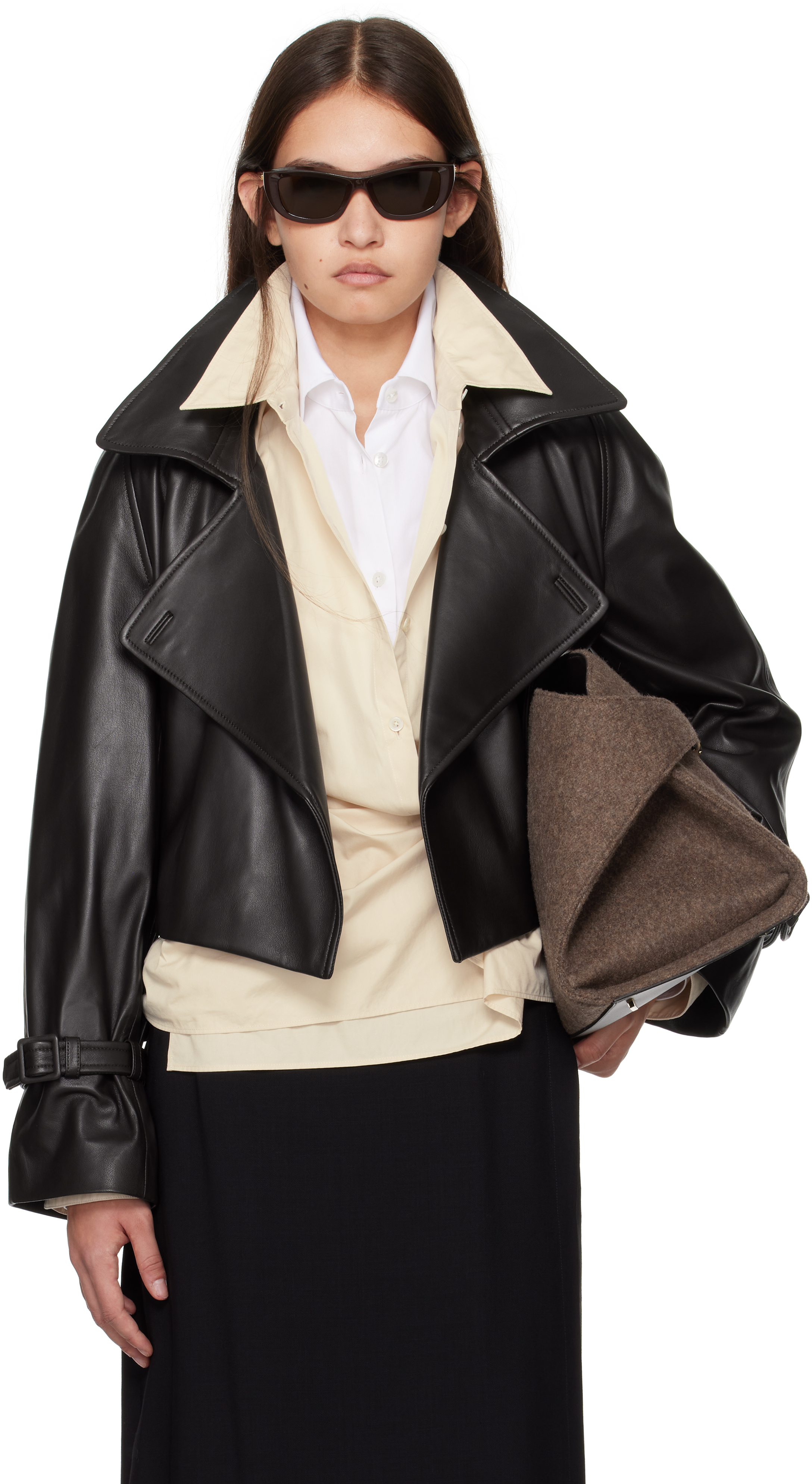 Brown Hatti Leather Jacket