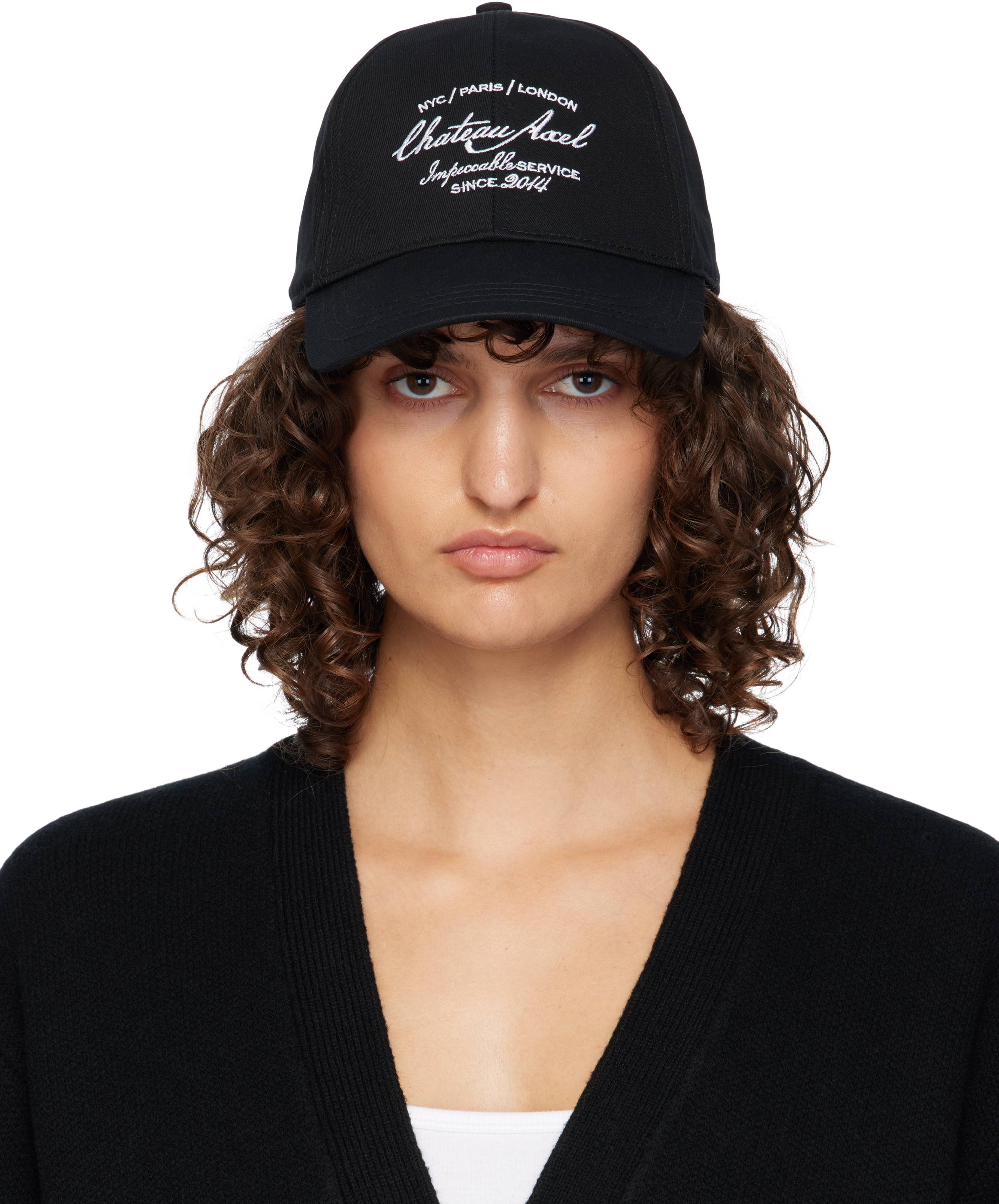 Shop Axel Arigato Black 'château Axel' Cap