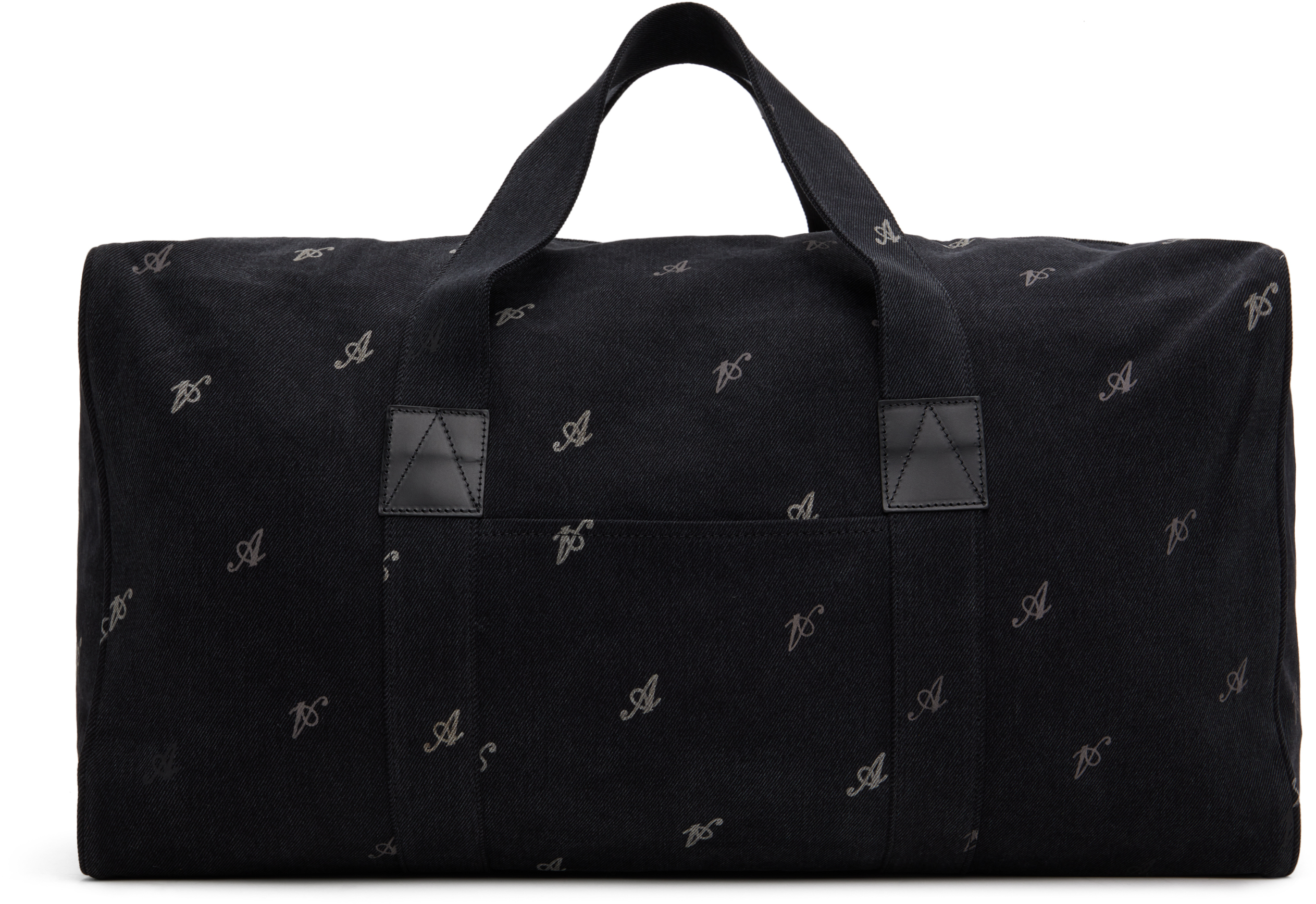 Axel Arigato Black Denim Weekend Duffle Bag