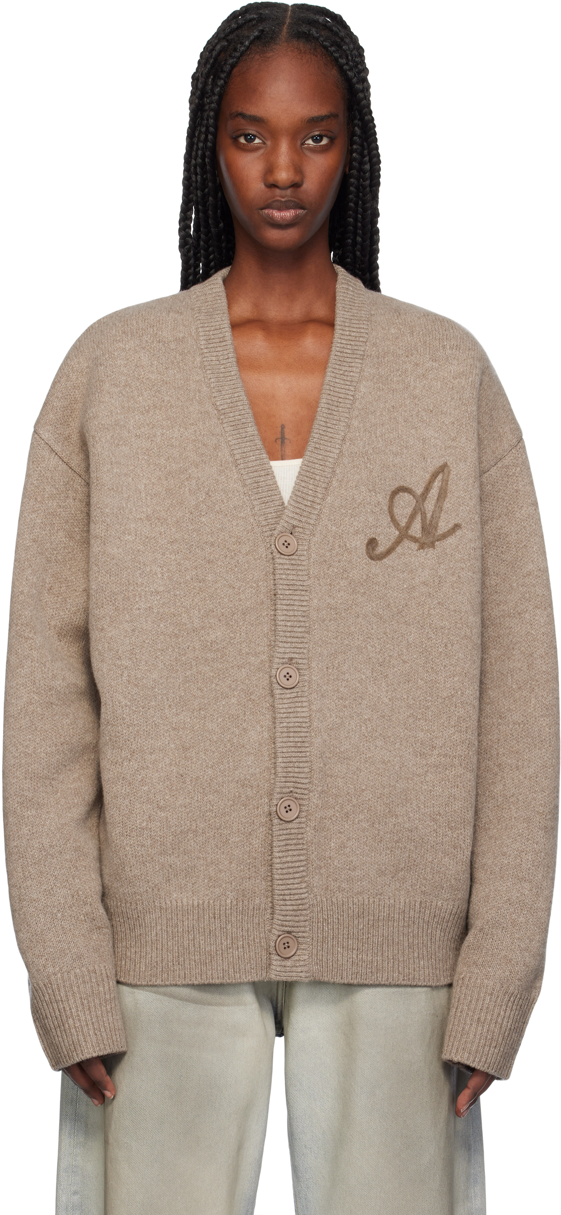 Taupe Ash Signature Cardigan